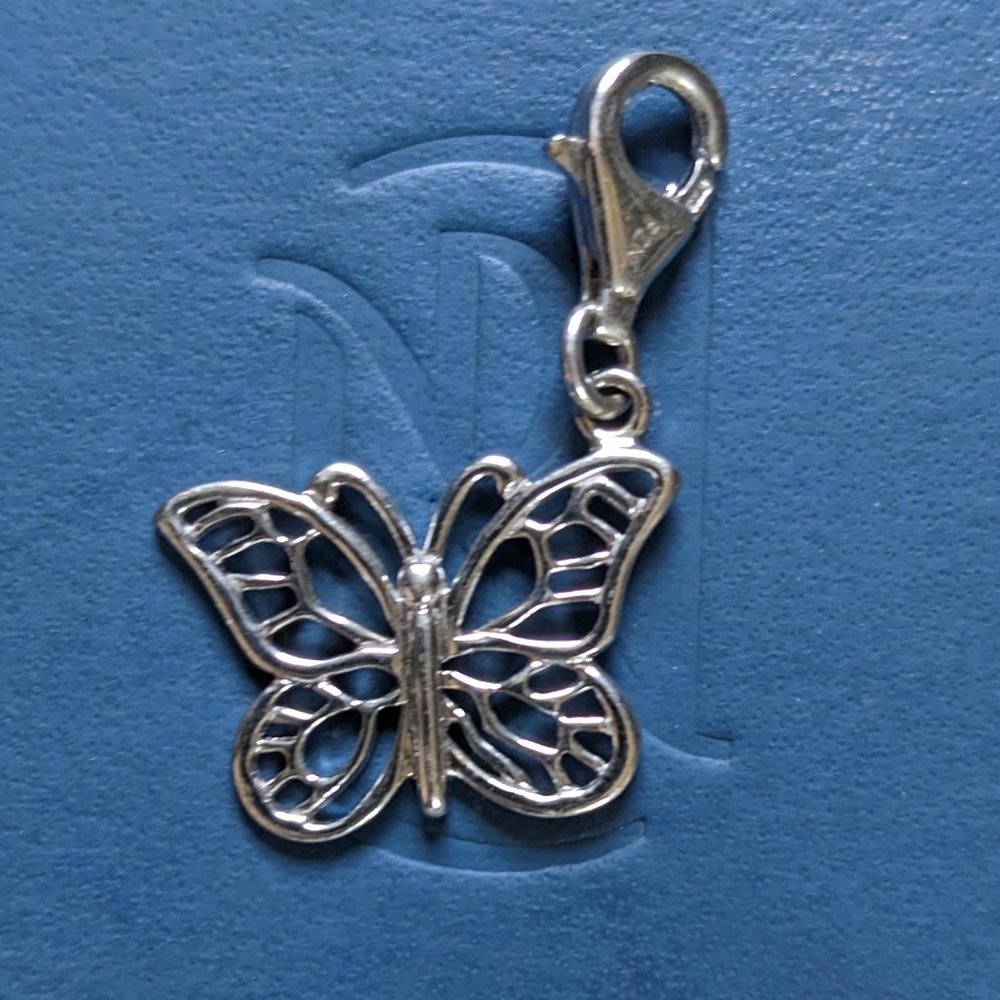 Silver Blue Nile Charm